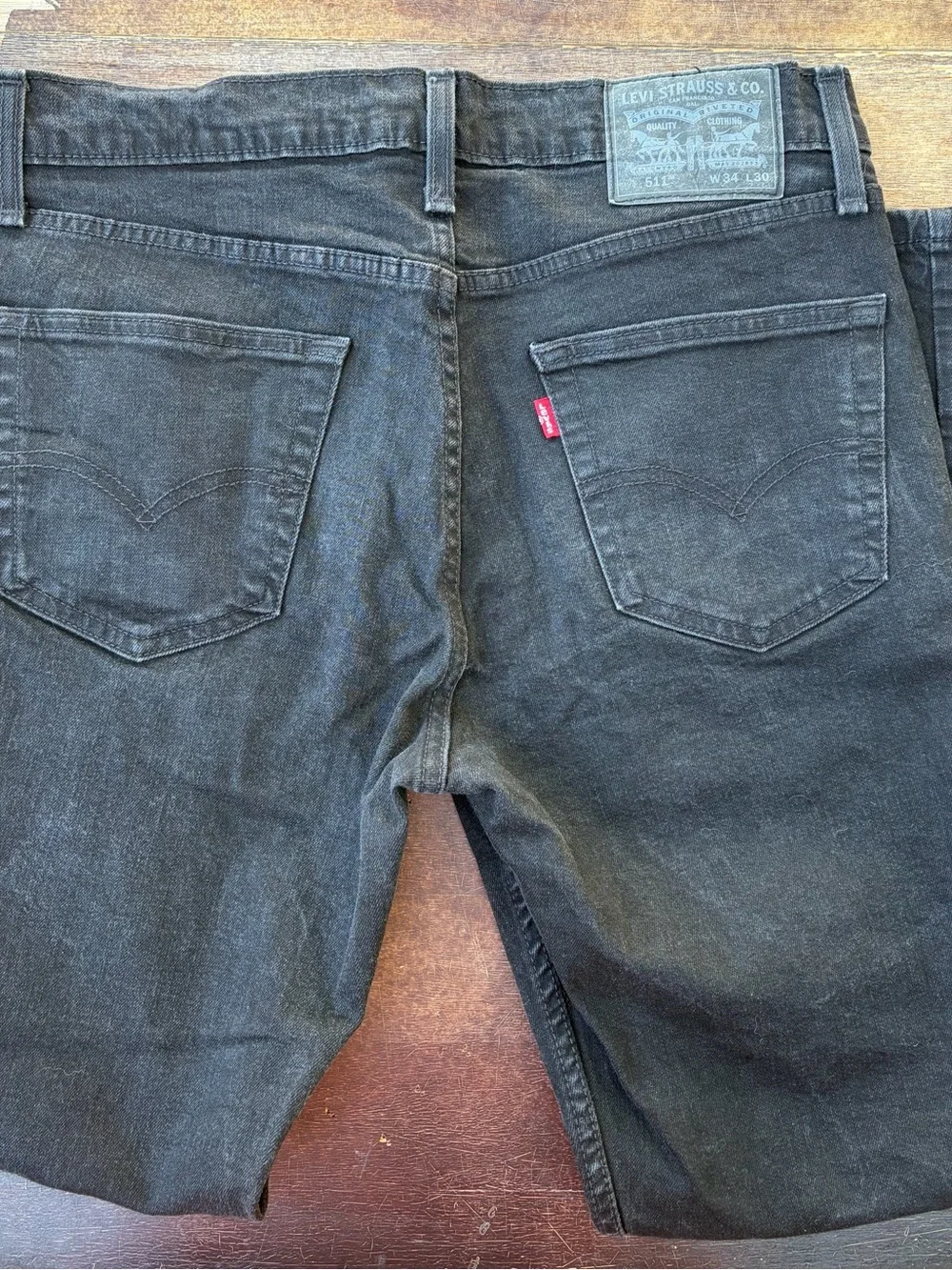 Levi's 511 Men's Black Straight-Leg Jeans